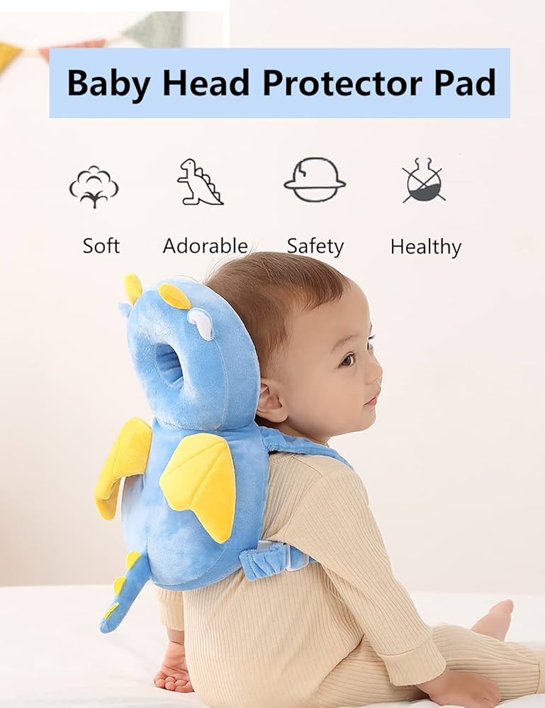 👶 Protect Your Baby’s Head from Falls, TinyCloud™ Soft Protection Backpack