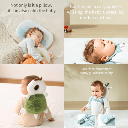 👶 Protect Your Baby’s Head from Falls, TinyCloud™ Soft Protection Backpack